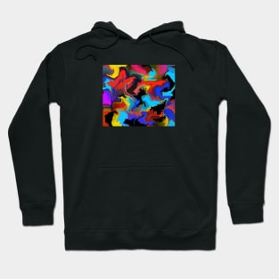 Abstract colors #11 paper dols Hoodie